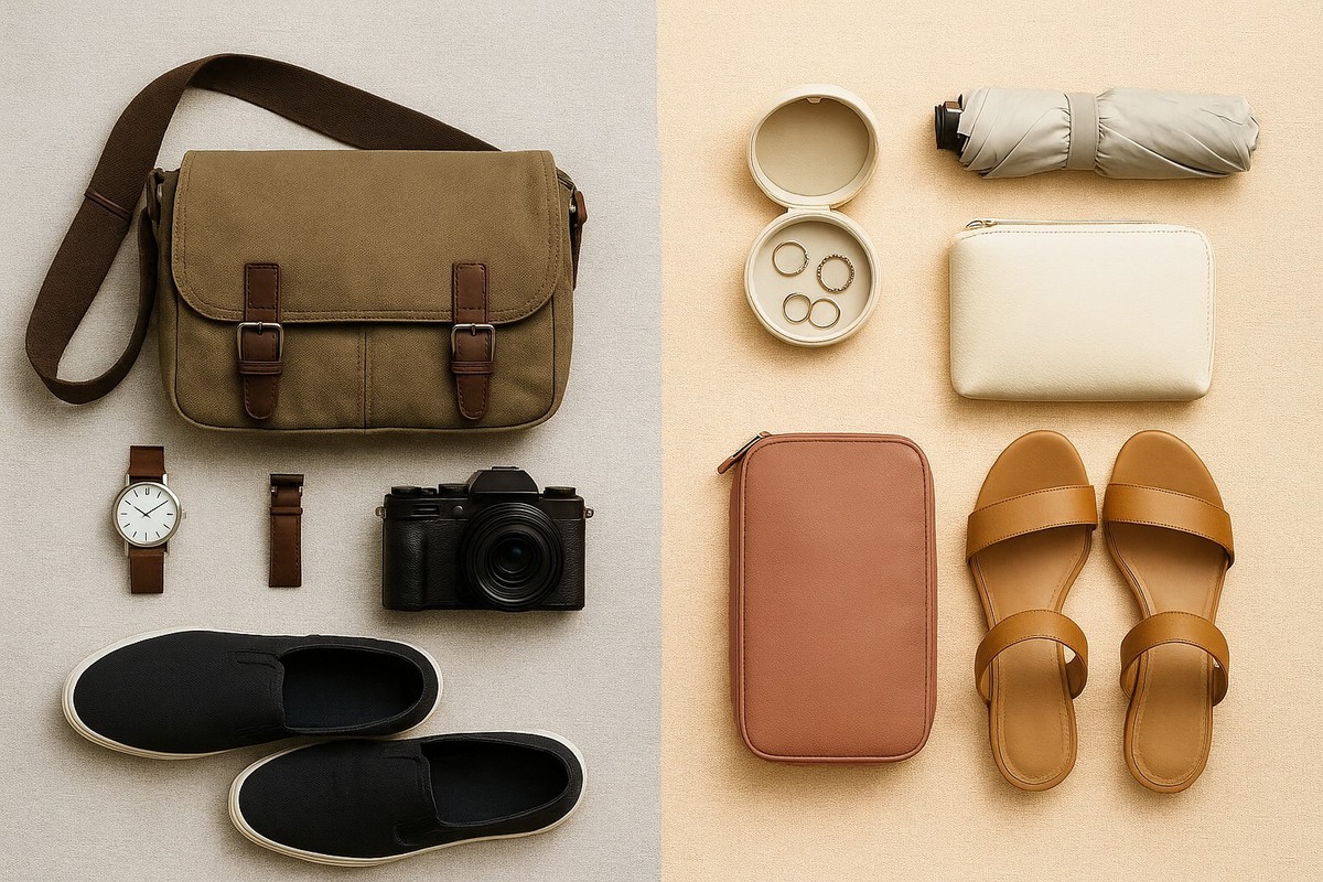 男性と女性それぞれにおすすめの旅行持ち物リスト