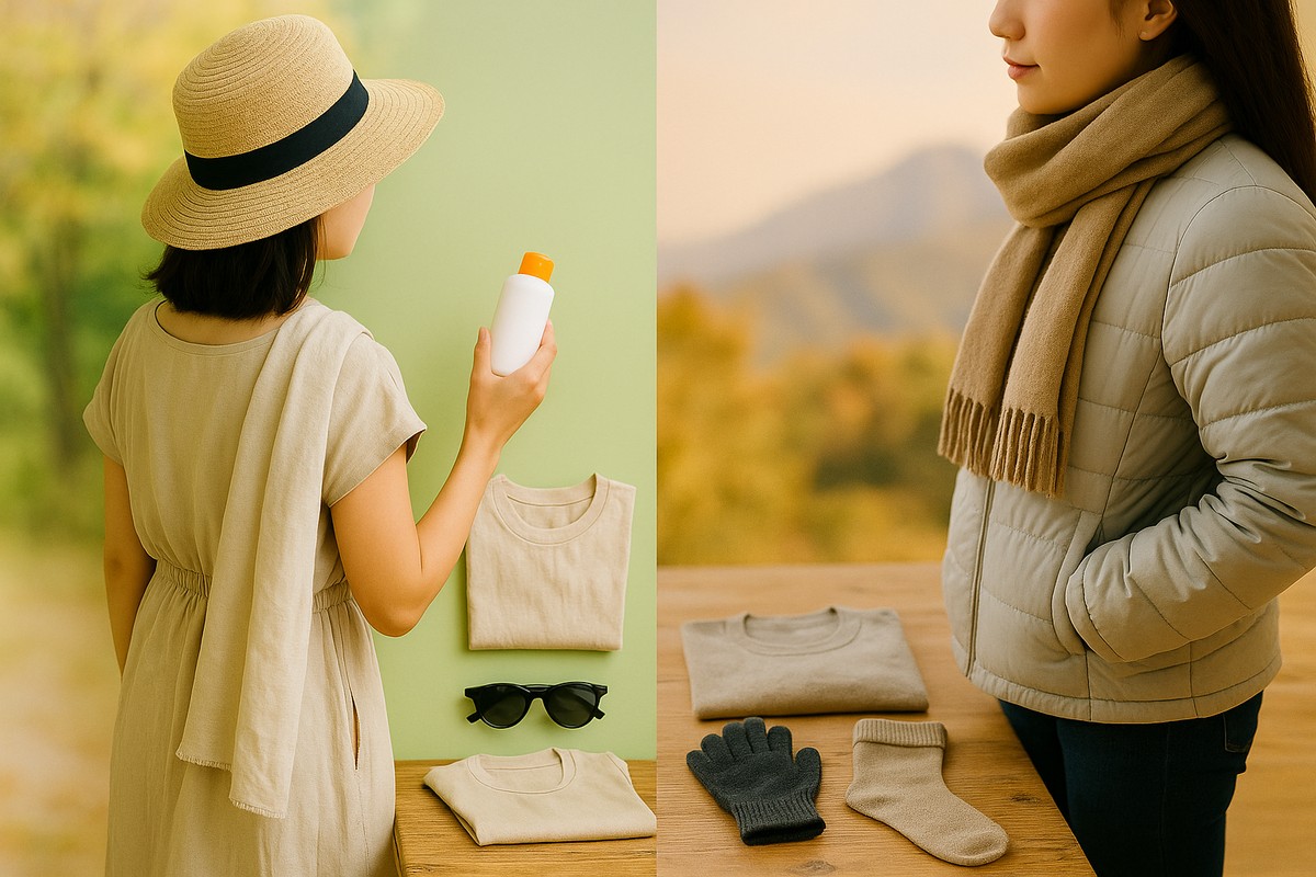 季節別の旅行持ち物チェック｜夏旅行・冬旅行の必需品リスト