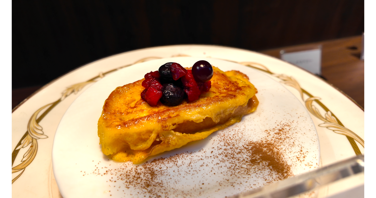 TAOYA日光霧降朝食ビュッフェのレンチトースト。